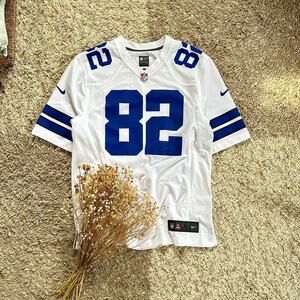 Nike NFL Dallas Cowboys Jason Witten #82 Game Jersey White Men's Size Large